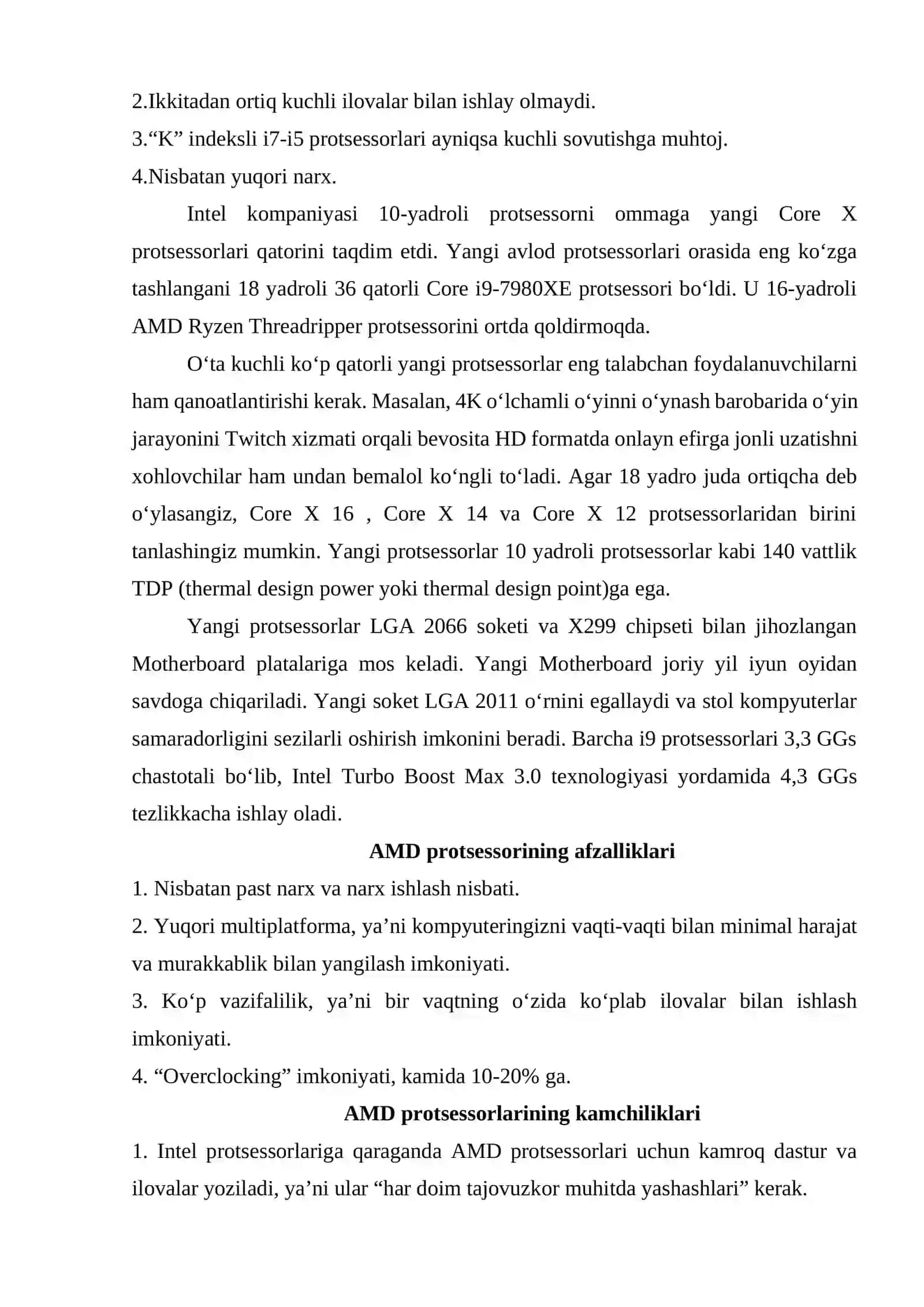 Itnel va AMD protsessorlari 3