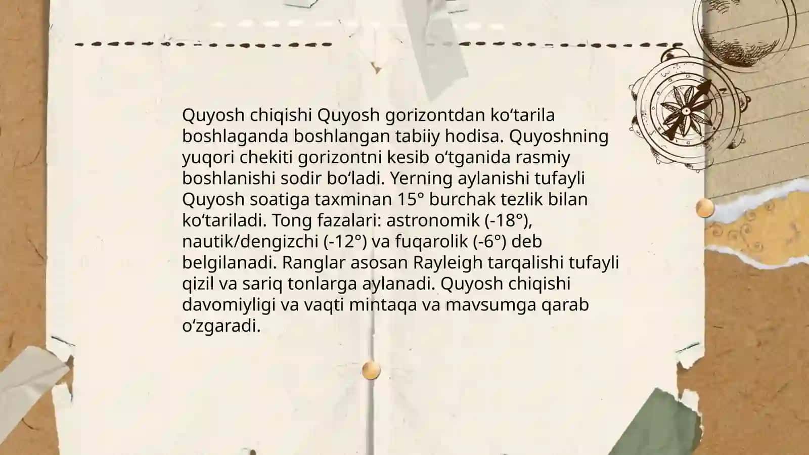 Tabiat hodisalari 3