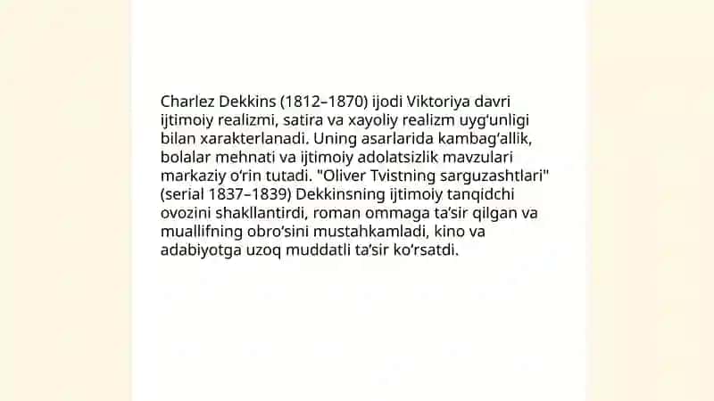 Oliver Tvistning sarguzashtlari 3