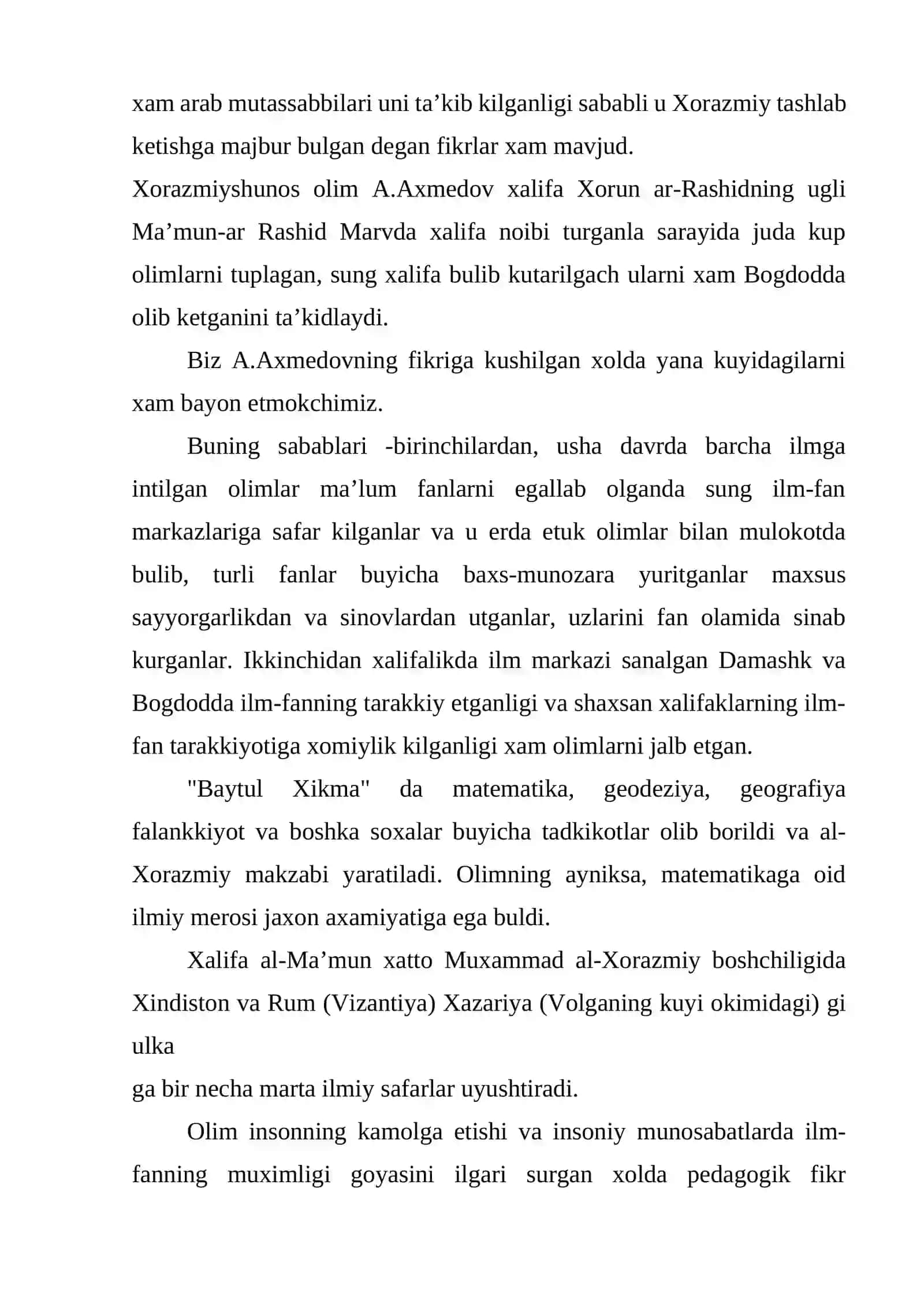 Al-Xorazmiyning pedagogik qarashlari 3