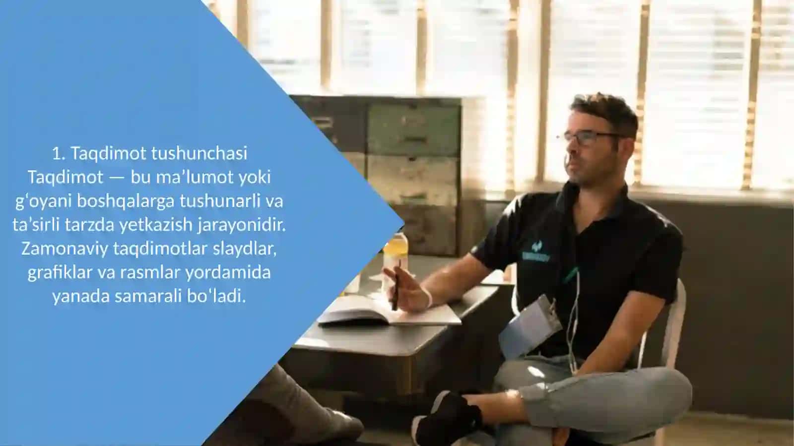 "Taqdimot" mavzusiga slayd 3