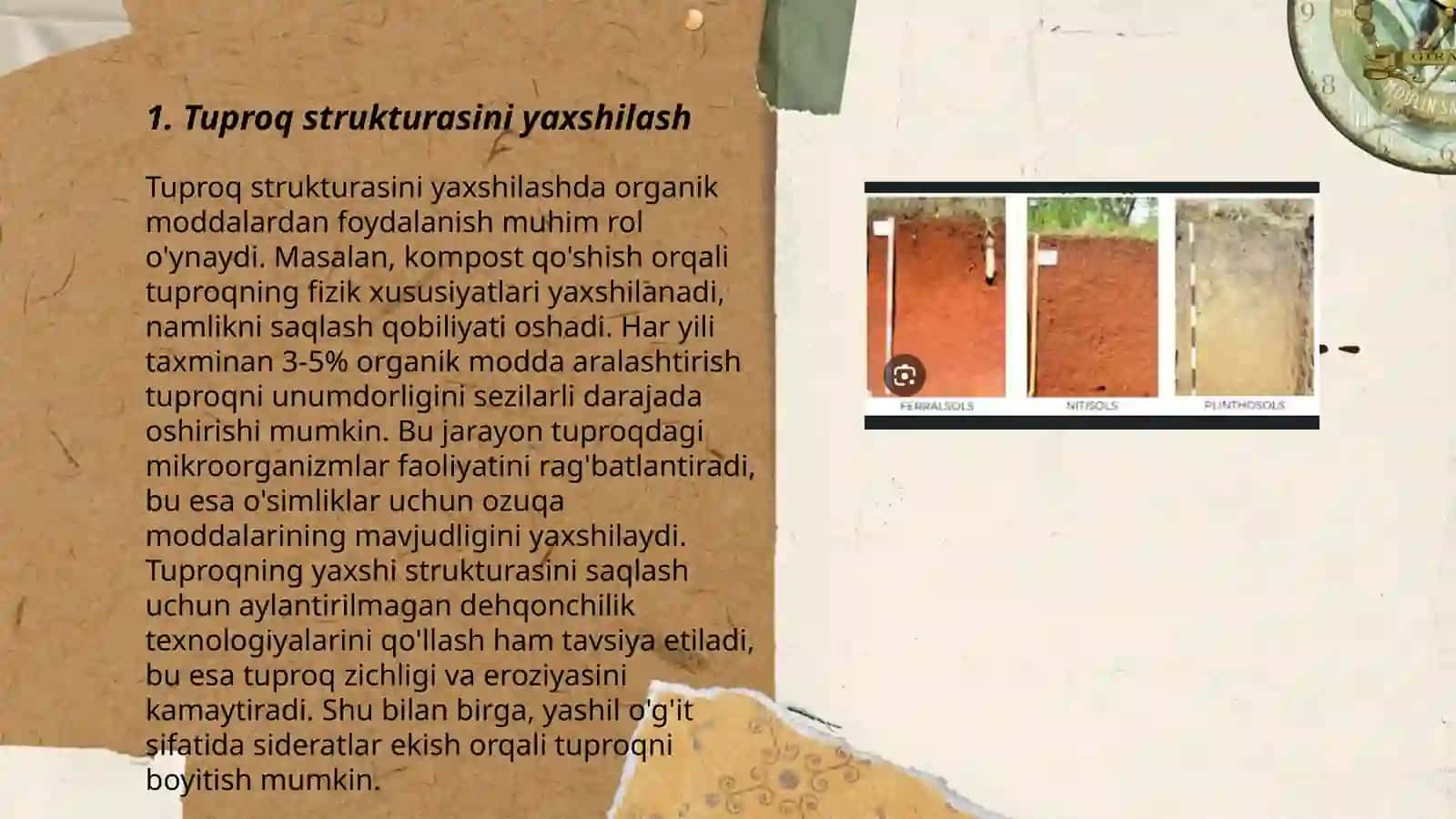 Tuproq melioratsiyasi 3