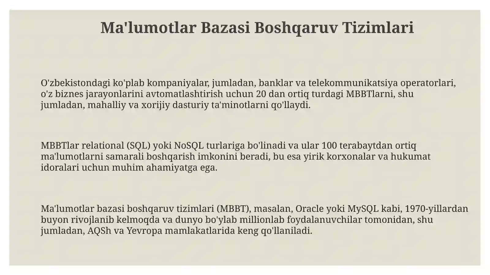 Matn muharrirlari va jadval protsessorlari 3