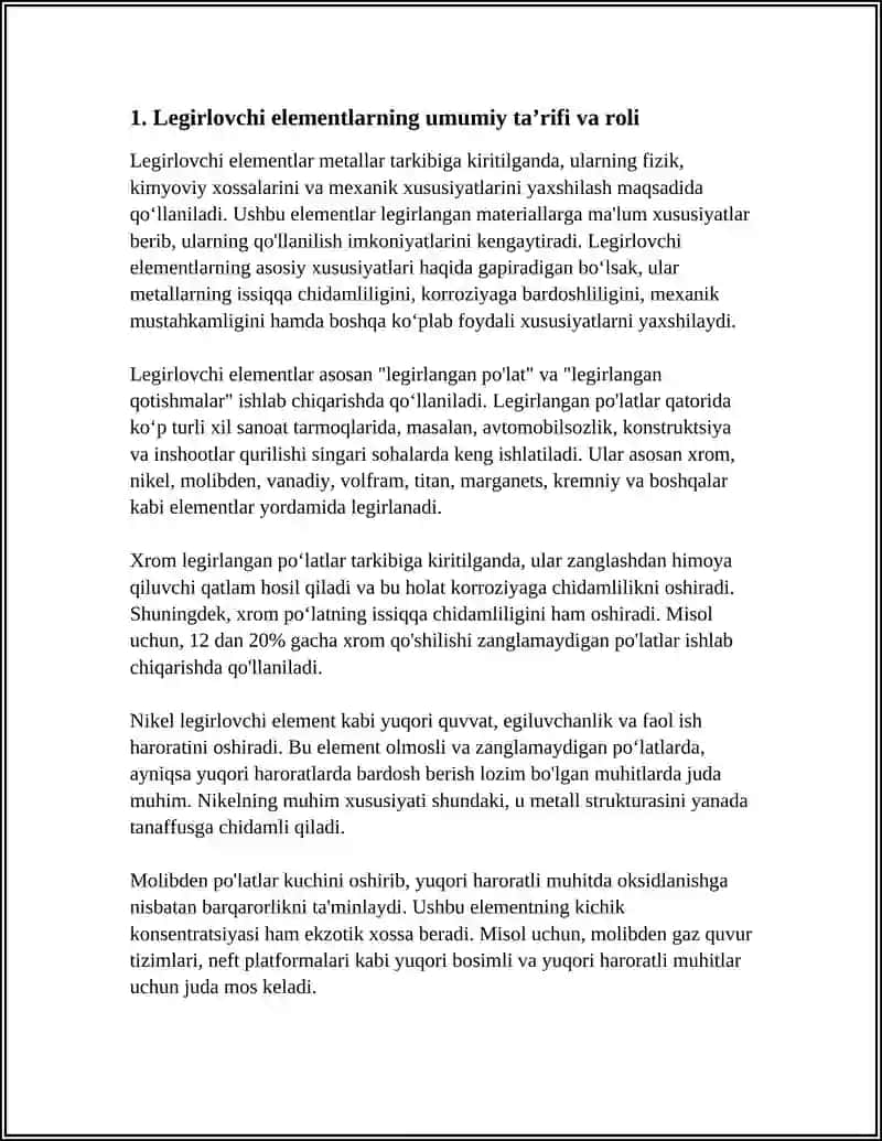 LEGIRLOVCHI ELEMENTLARNING ASOSIY XUSUSIYATLARI 3