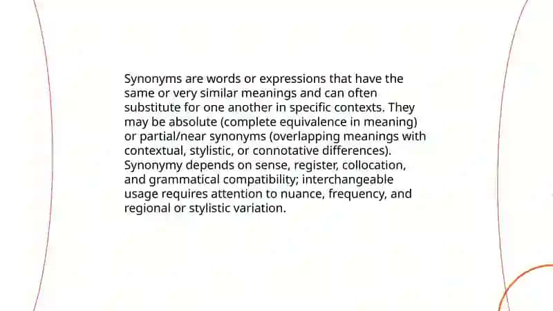 synonyms and antonyms.homonyms and their types 3