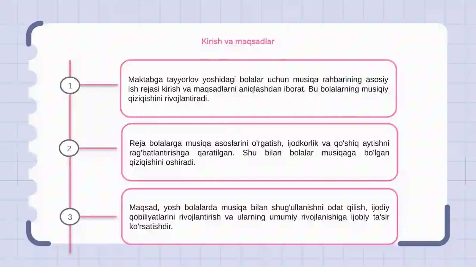Bolalar uchun musiqa tayyorlov 3