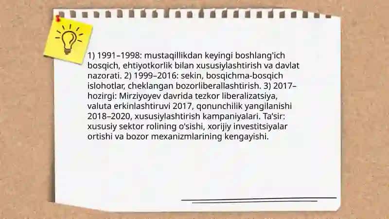 Xususiy Mulkchilik va Iqtisodiy Islohatlar 3