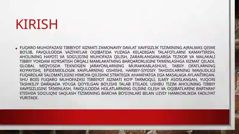 Fuqaromuhofazasi tibbiyot xizmati 3
