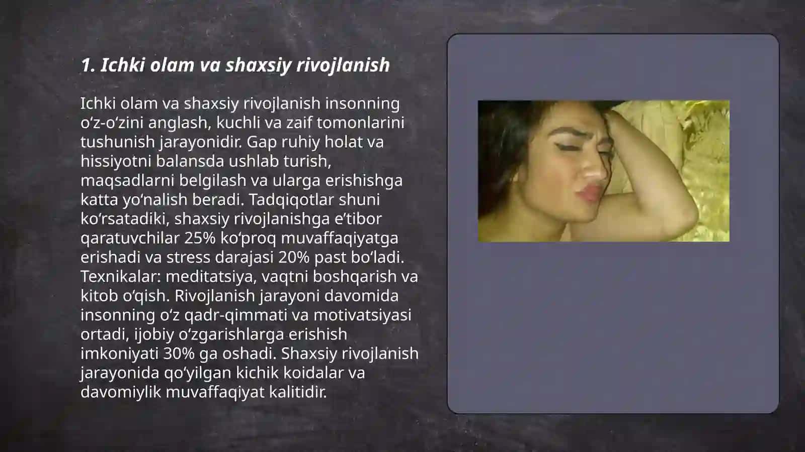 Ichki olam va shaxsiy rivojlanish 3
