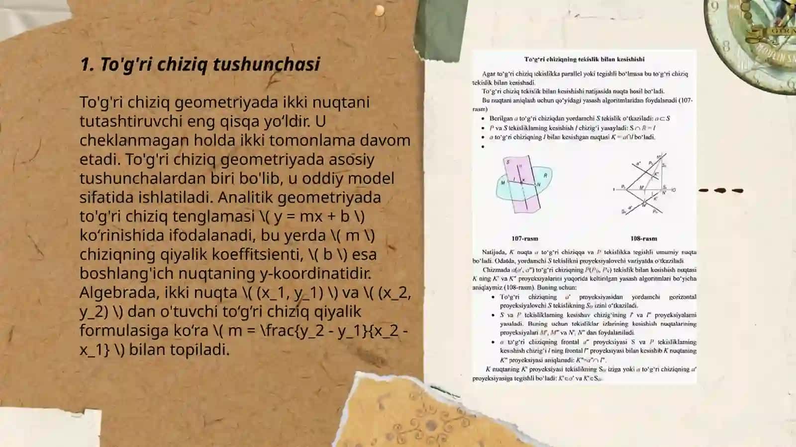 To'g'ri chiziqning tekislikka perpendekularligi 3