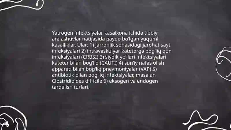 Kasalxona ichida tarqaluvchi yatrogen yuqumli kasalliklar qozgatuvchilari va ularni labaratoriya tashxisi 3