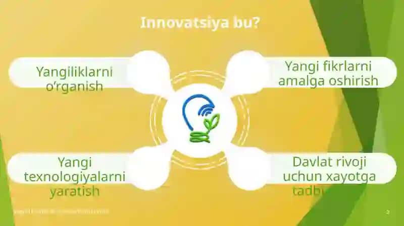 Davlatning innovatsiya siyosati 3