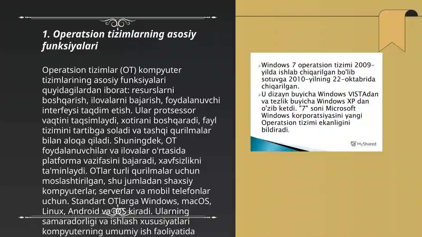 Operatsion tizimlarning qiyosiy tahlili 3
