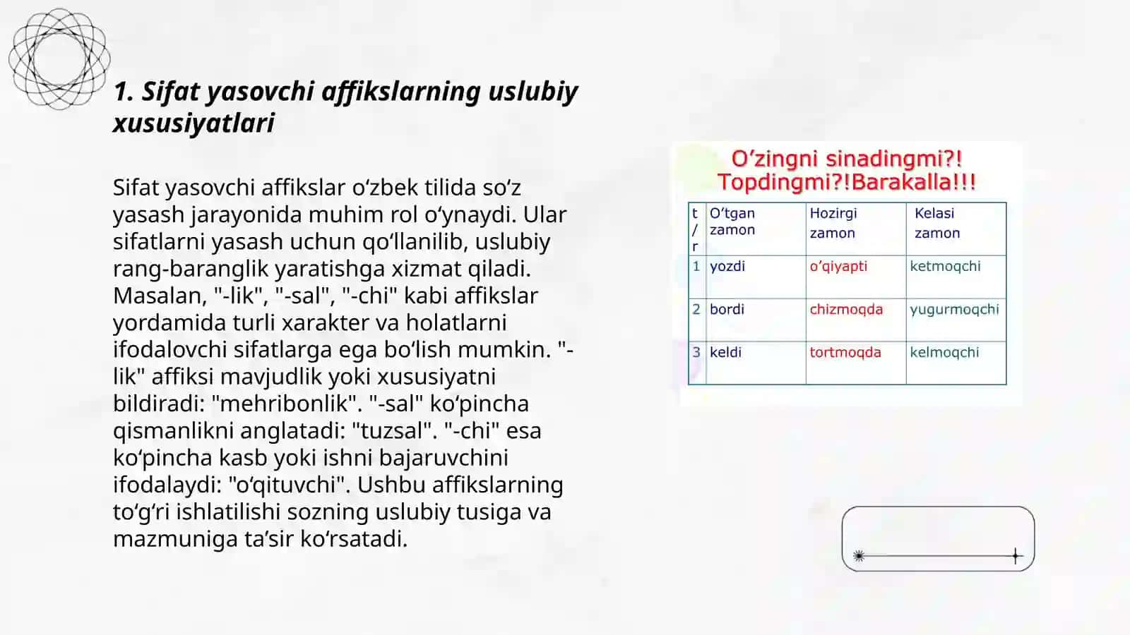 Sifat yasovchi affikslarning uslubiy ahamiyati 3