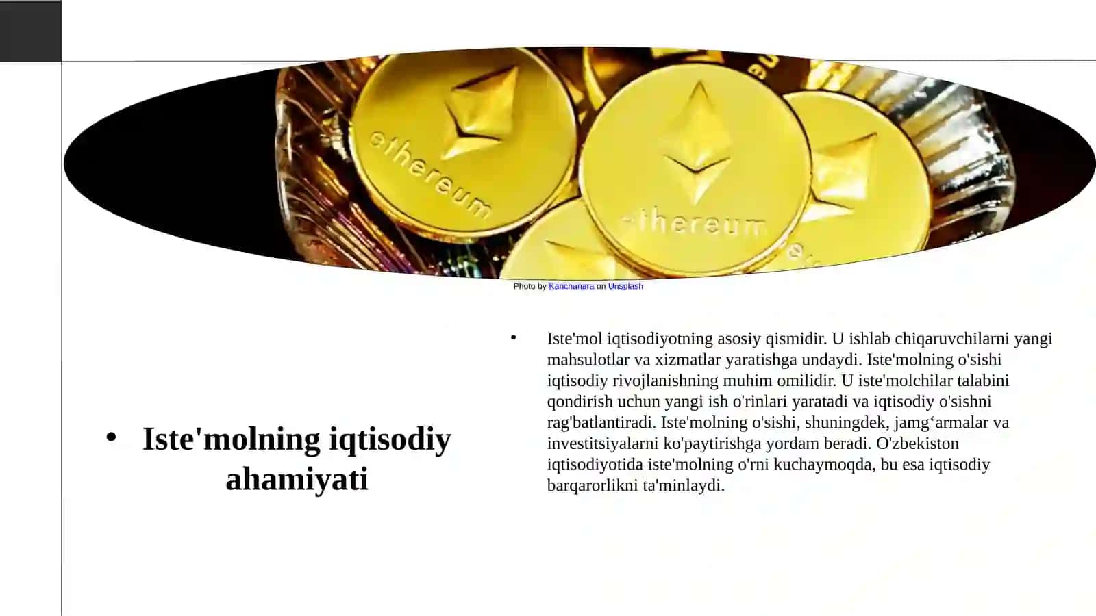 Iste'mol, Jamg‘arma va Investitsiyalar 3