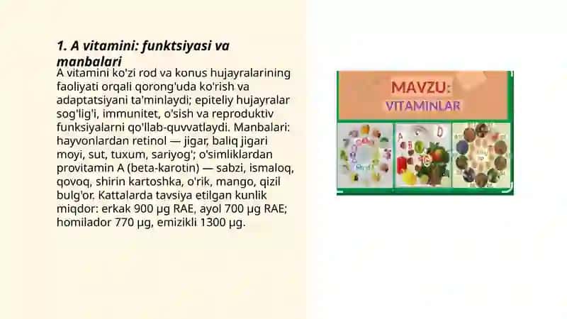 Vitaminlar 3