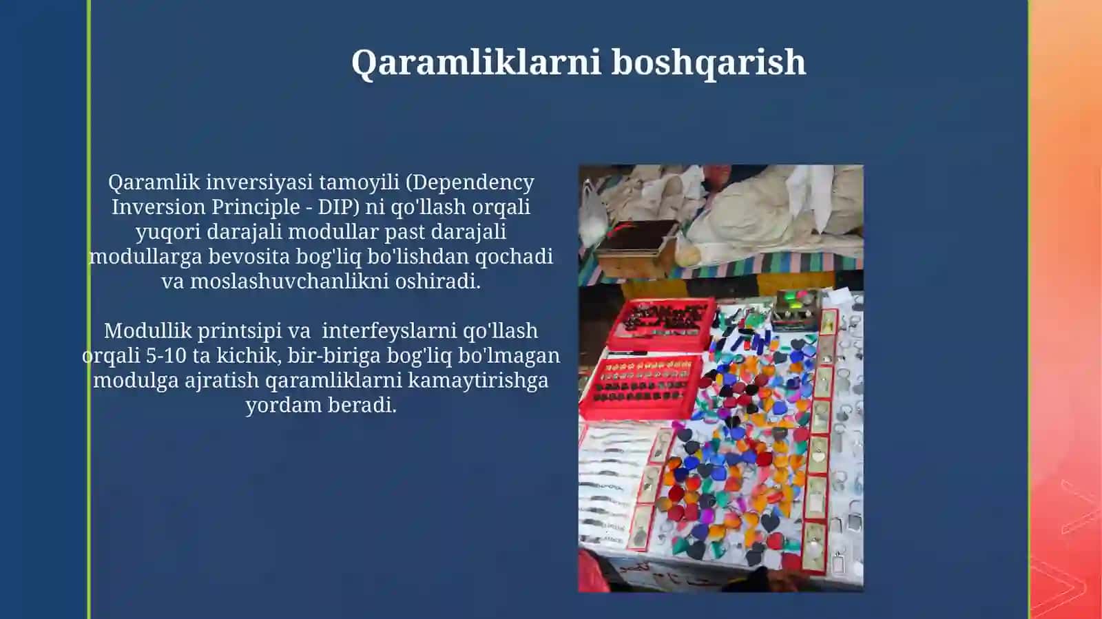 Aplikatsiya va mozaika bilan ishlash darslari 3