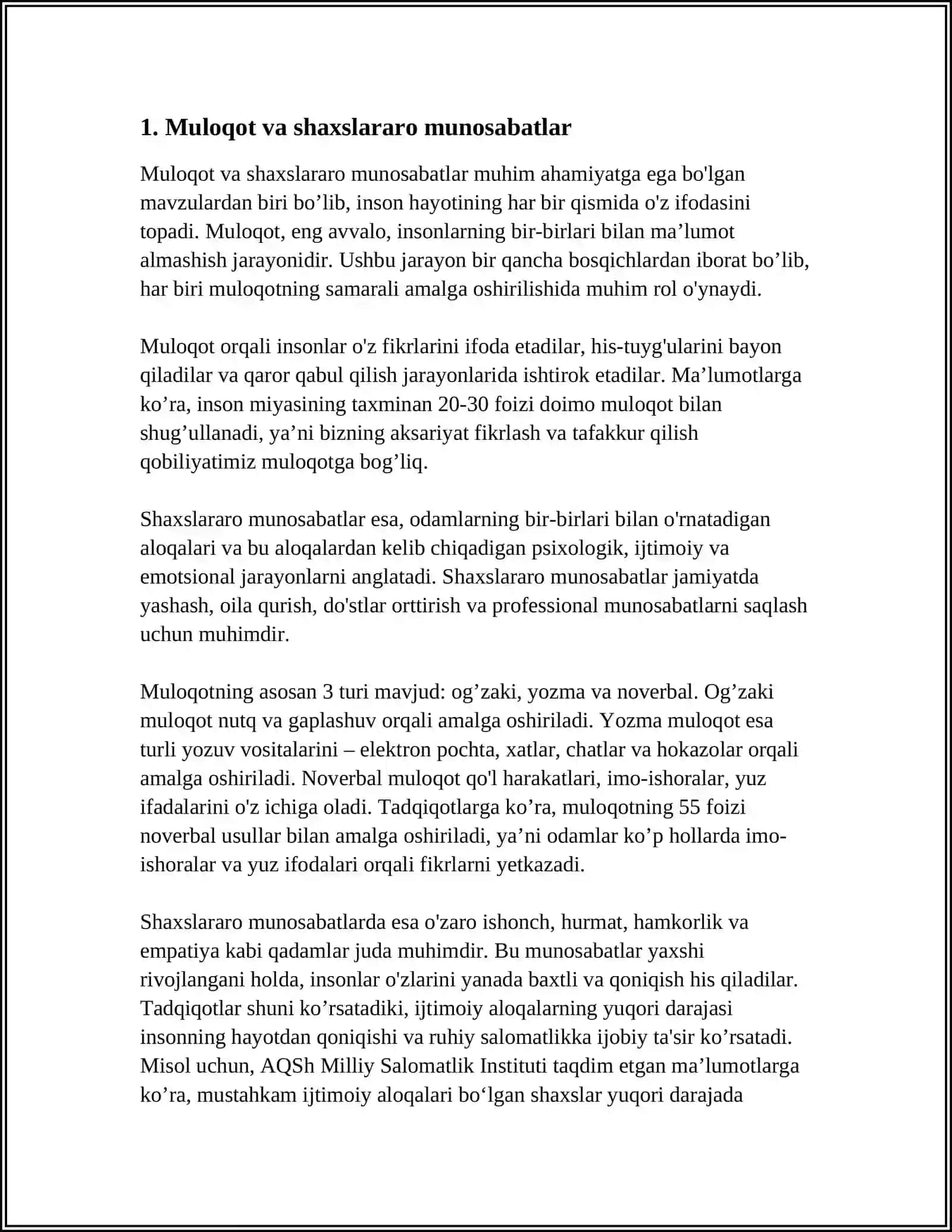 MULOQOTNING IJTIMOIY-PSIXOLOGIK XUSUSIYATLARI 3
