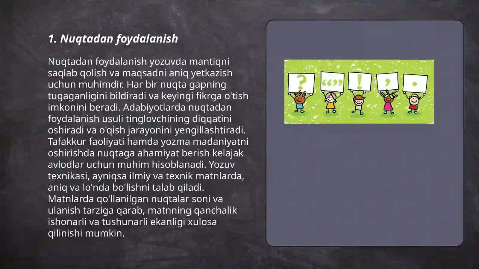Punktuatsion savodxonlik 3