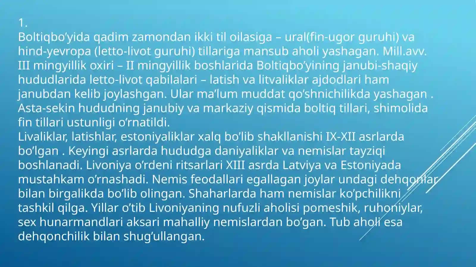 Boltiq bo'yixalqlari etnografiyasi 3