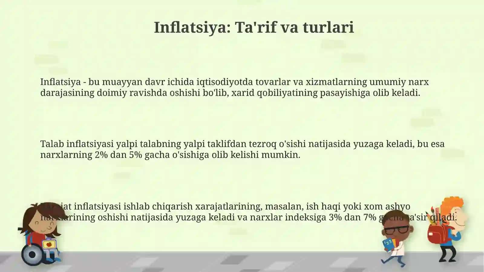 Infliatsiya va uning turlari 3