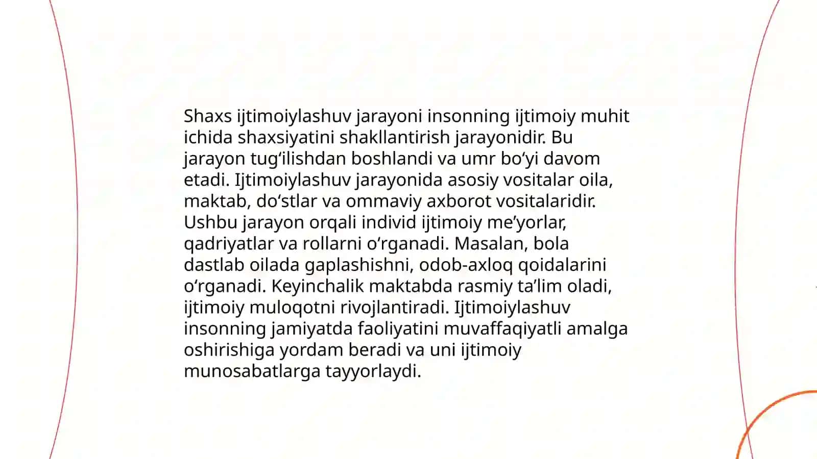 Shaxs ijtimoiylashuvi va ijtimoiy xulq atvor 3