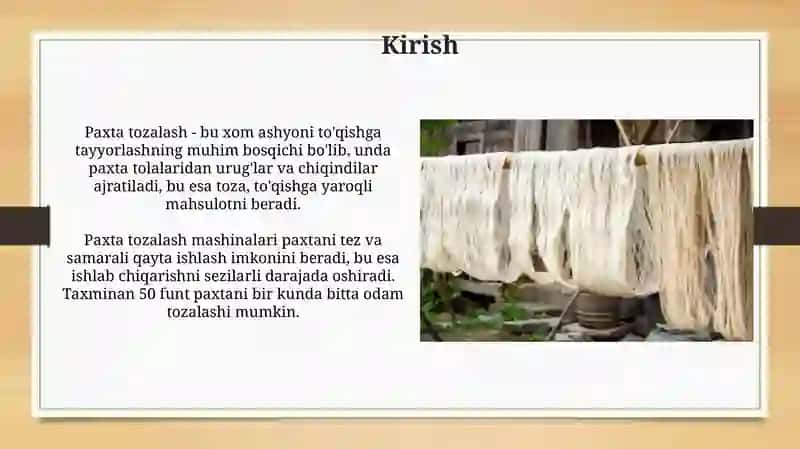 Paxta tozalash mashinalari 3