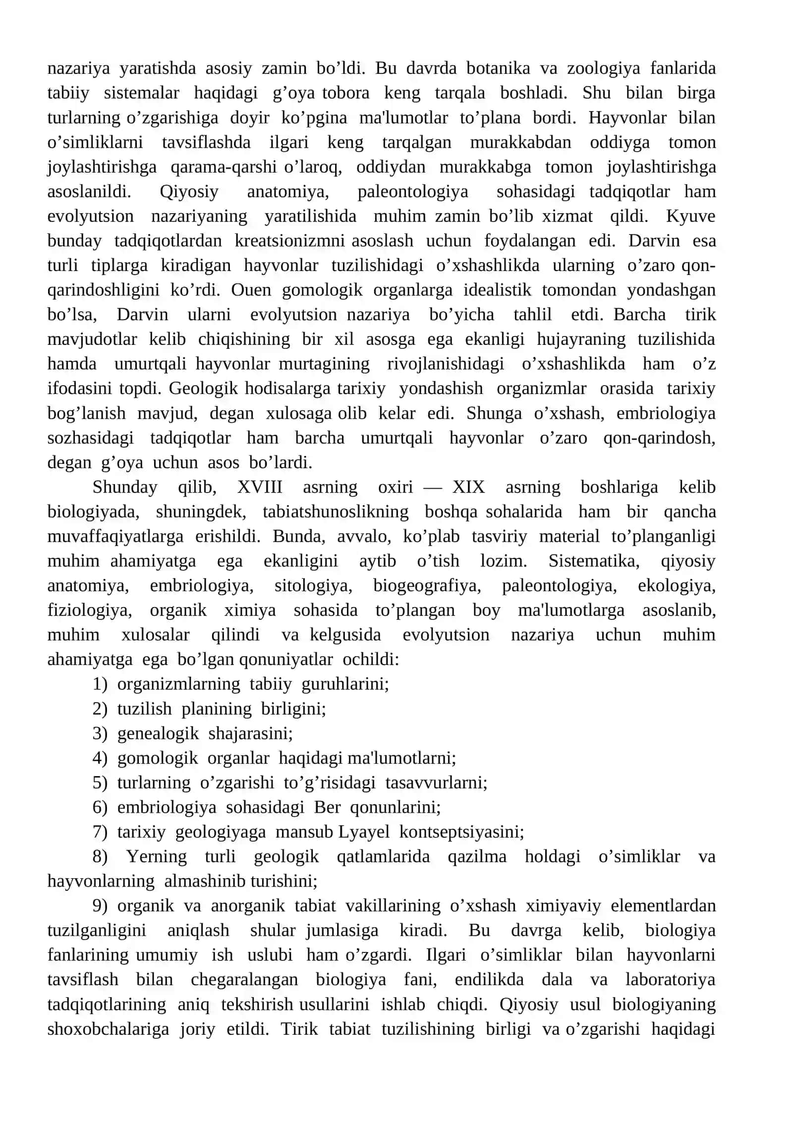 CHARLIZ DARVINNING EVOLYUTSION TA’LIMOTI VA UNDAN KEYINGI DAVR 3