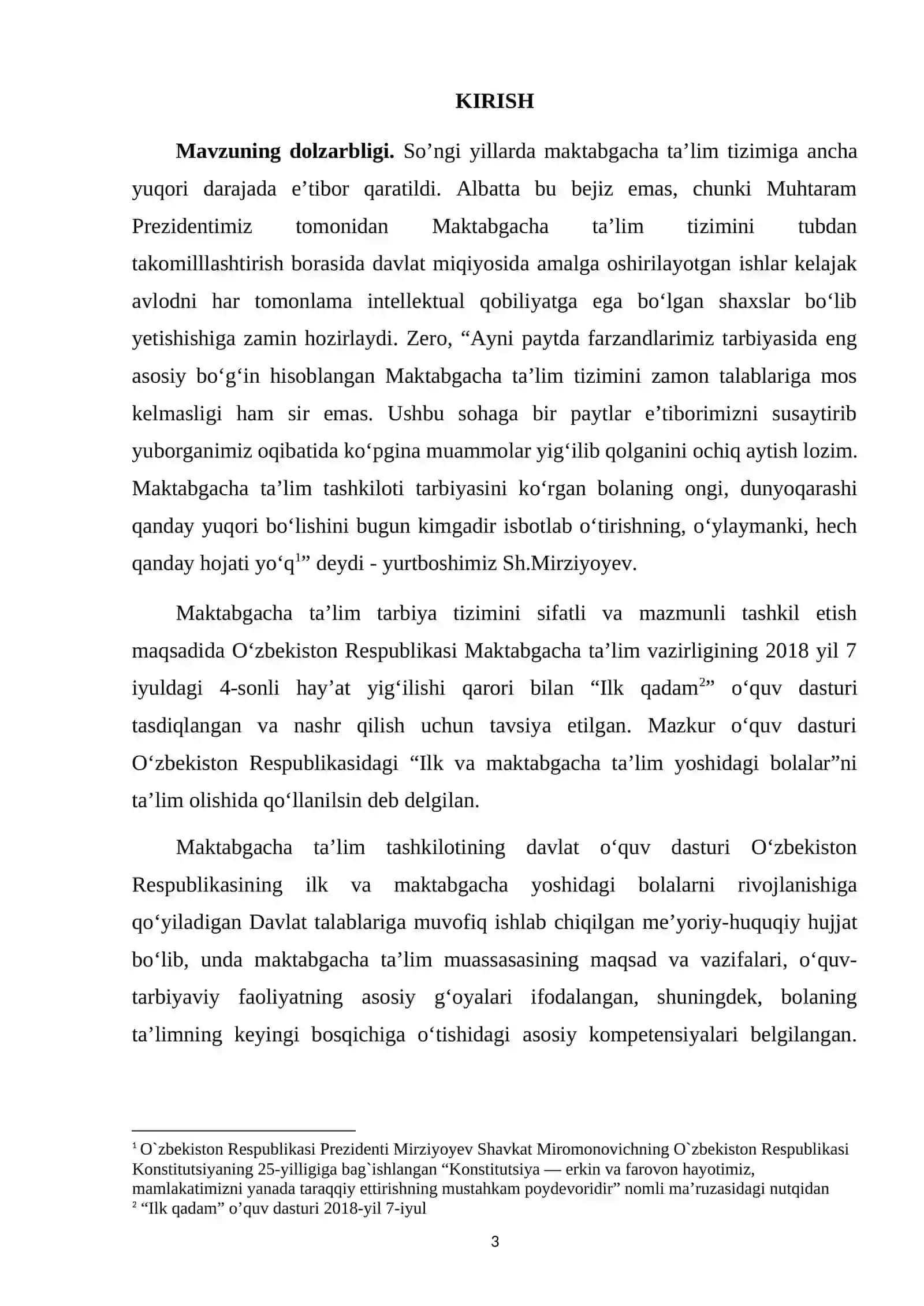 KATTALAR NAMUNASI TARBIYALASH 3