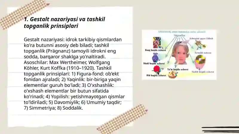Sezgi borasidagi nazariyalar 3