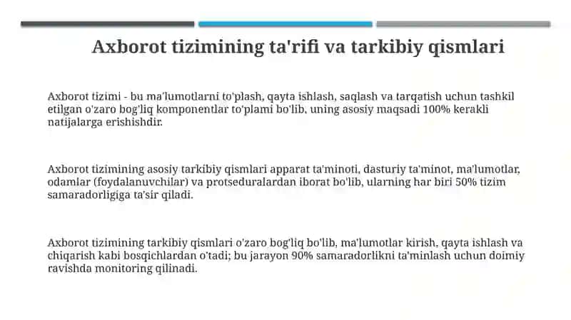 Axborottizimlariningtushunchasi 3