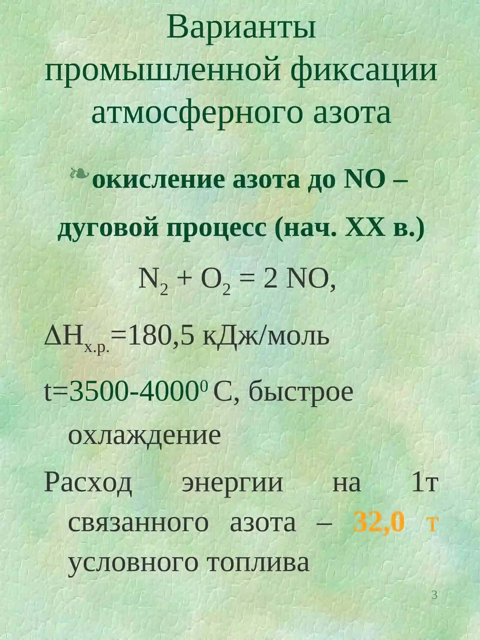 Производство связанного азота 3
