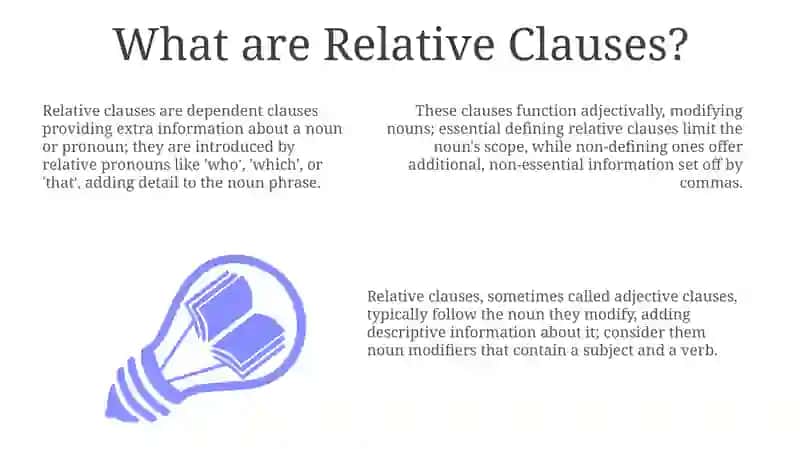 Relative clauses 3