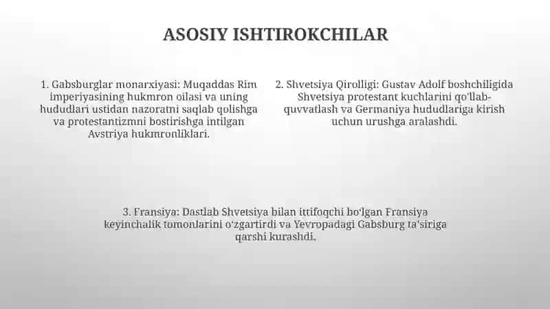 Yevropada O‘Ttiz Yillik Urush 3