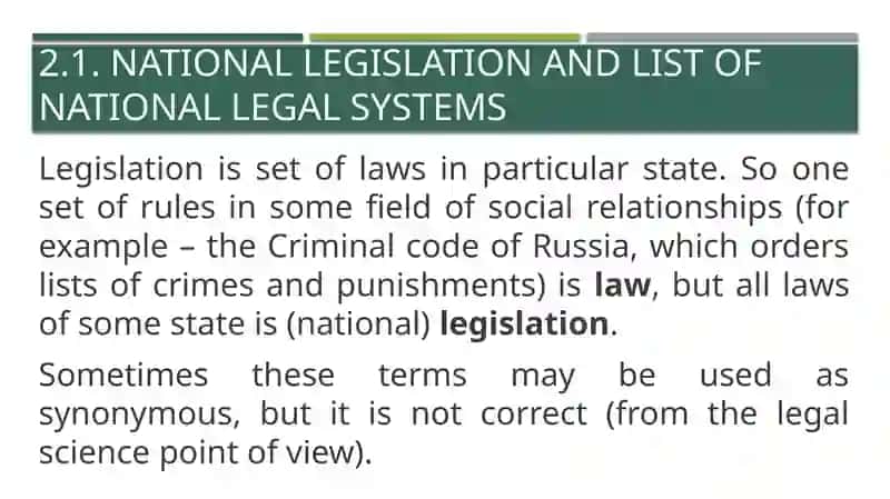 Law fundamentals 3