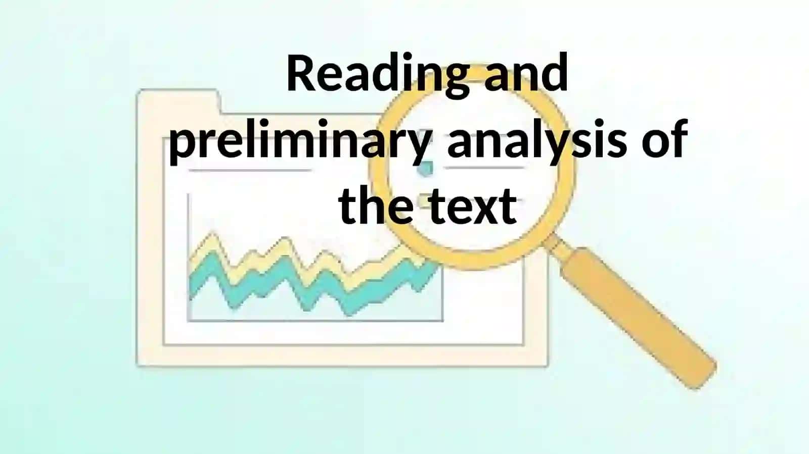 Main stages of studying literary works 3
