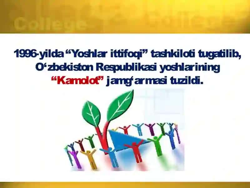 "Yoshlarittifoqi" tashkiloti va "Kamolot" jamg'armasi 3