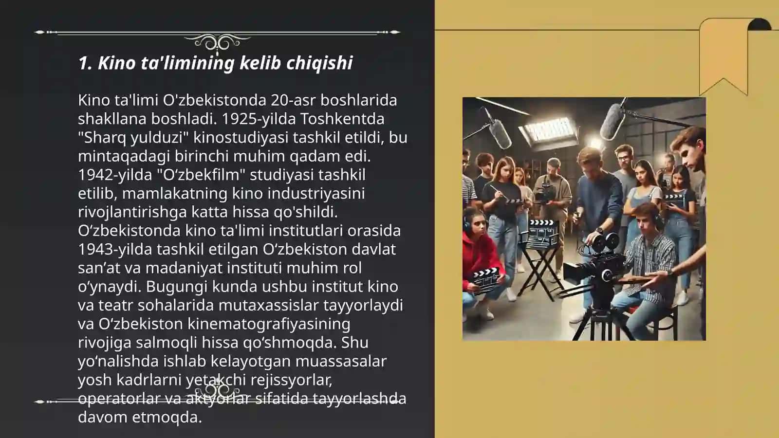 Mediata'limning kino ta'limi sifatida paydo boʻlishi 3