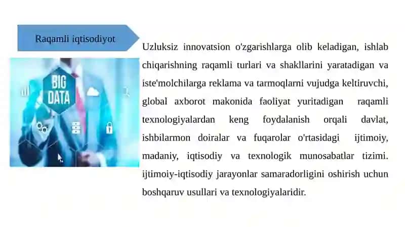 Raqamli iqtisodiyot tushunchasi 3