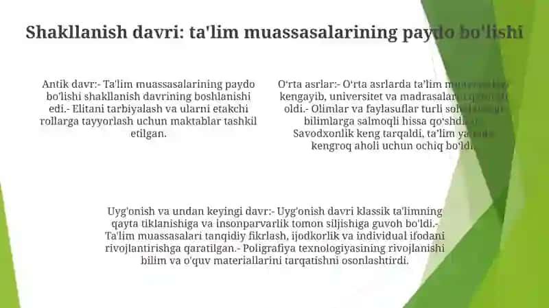 O'qituvchilarning asosiy vazifasi 3