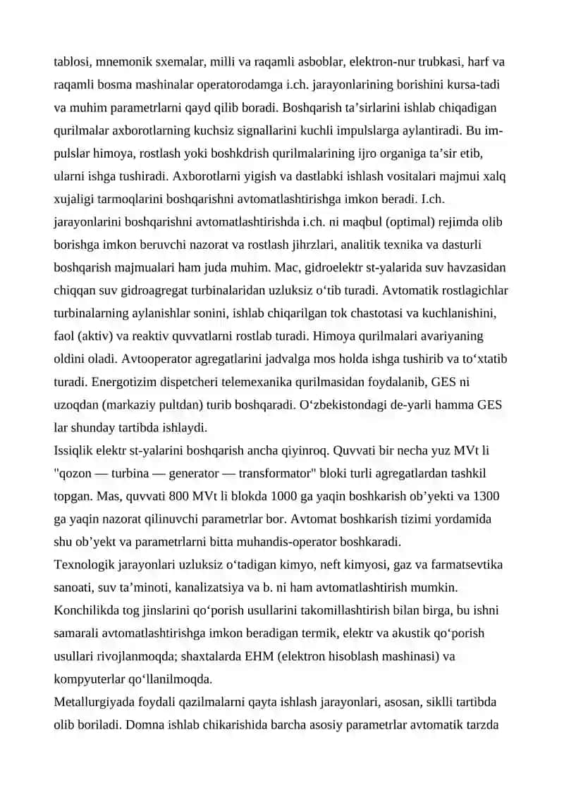 Avtomatlashtirish vositalari 3