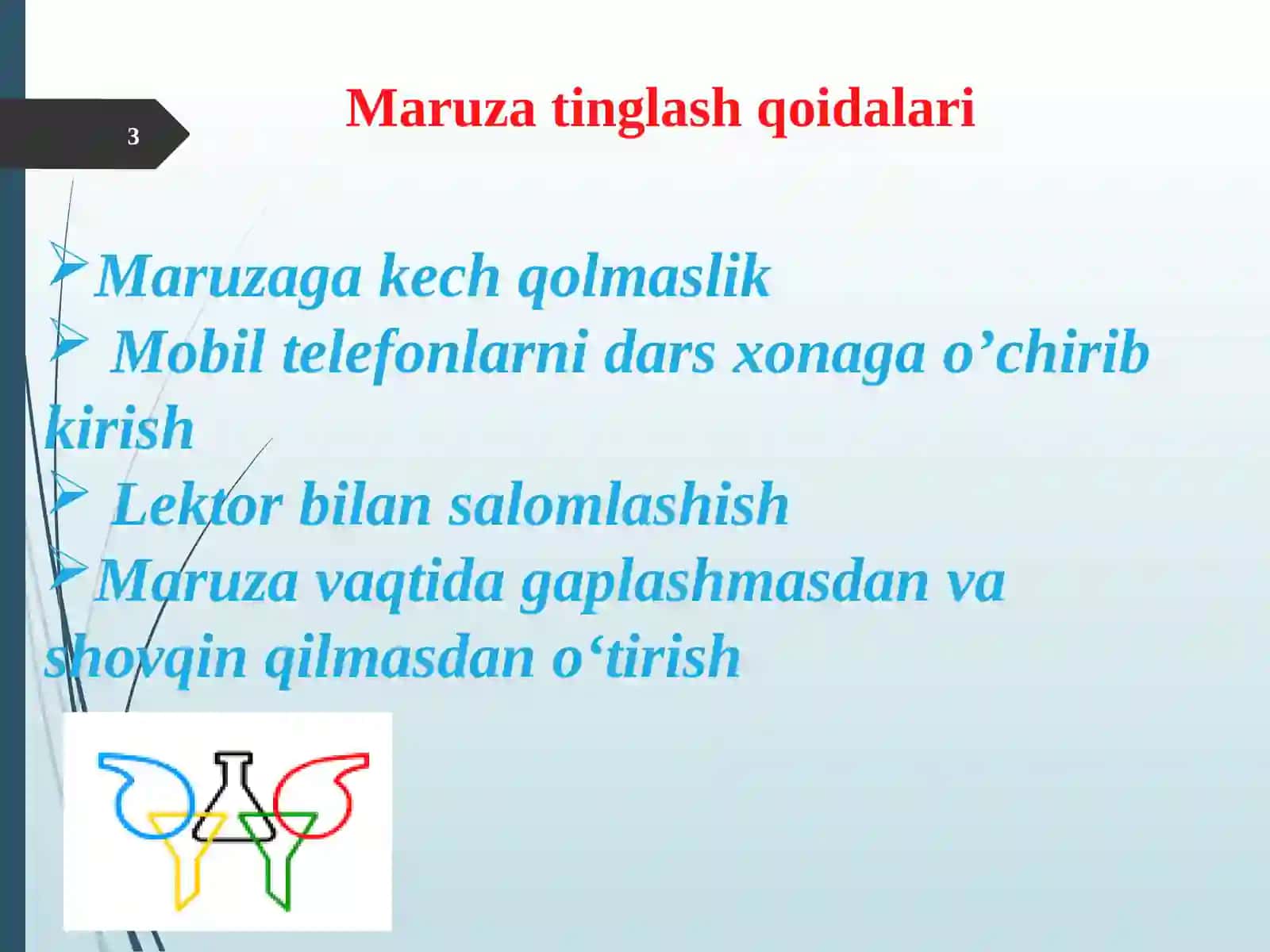 Kimyo tarixi fanidan taqdimot 3