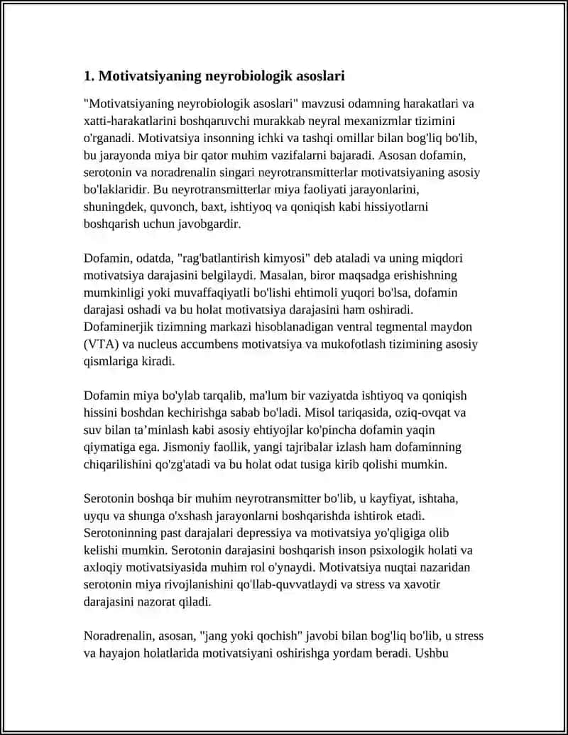 Motivatsiyaning neyrobiologik asoslari 3