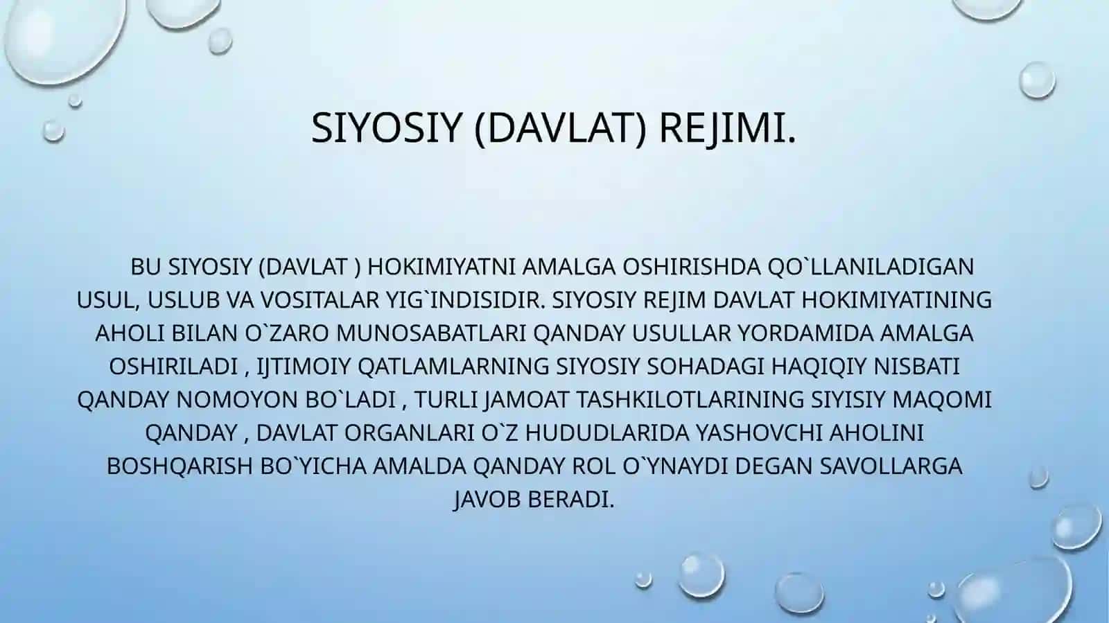 SIYOSIY REJIM 3
