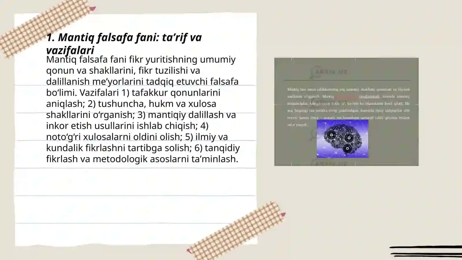 Mantiq falsafa fani 3