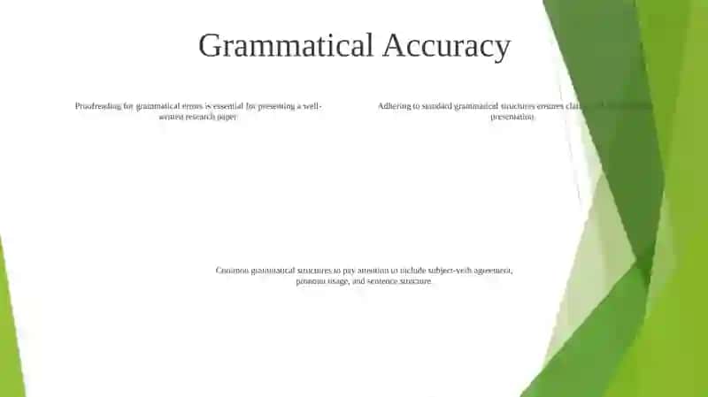 Considering Common Grammatical Structures In A Research Paper 3