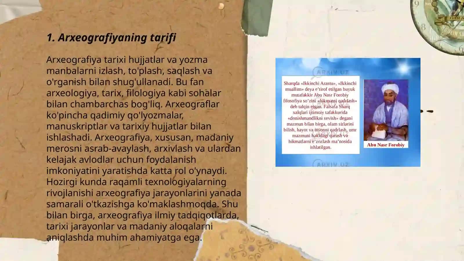 Arxeografiya fani va uning maqsad va vazifalari 3