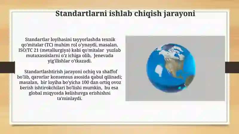 Standartlashtirish boyicha xalqaro tashkilotlar 3