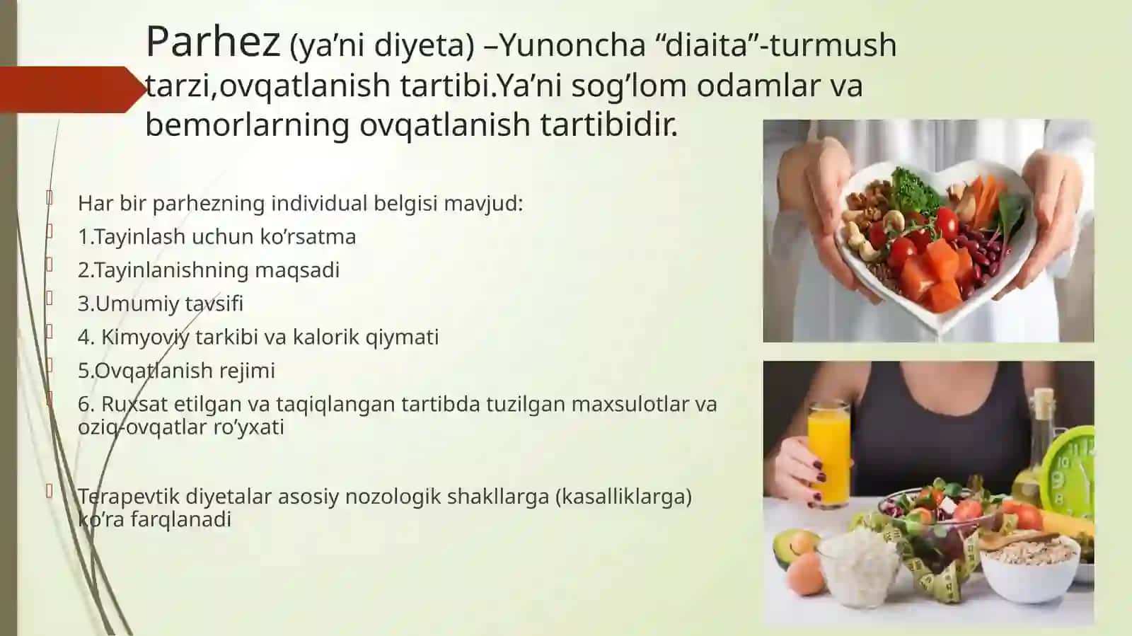 Parhez stollari 3