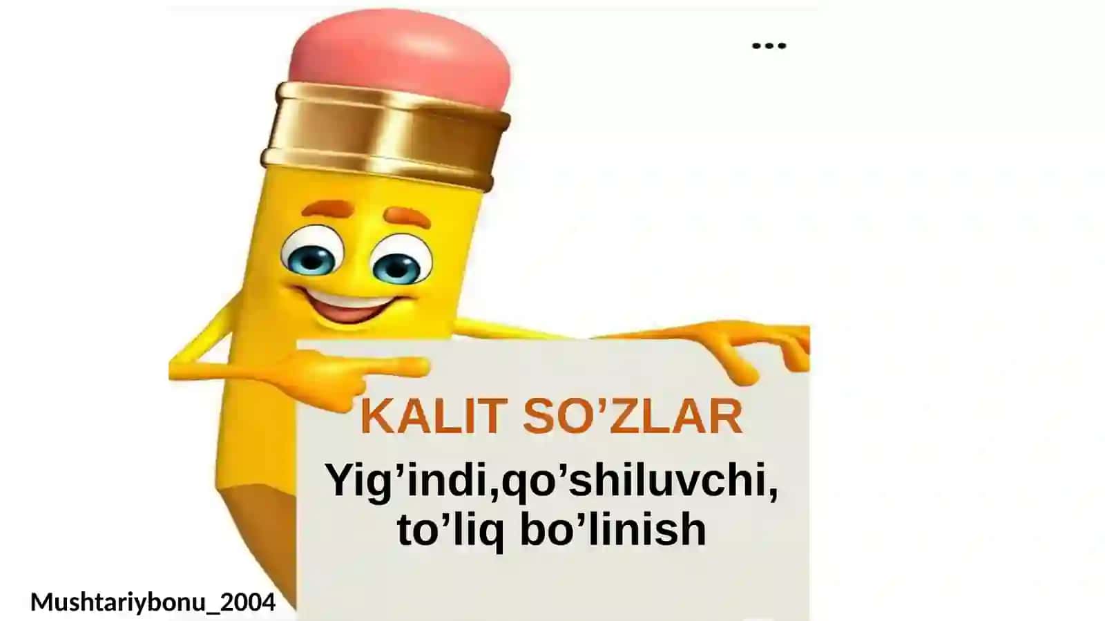 Yig’indini songa bo’lish 3